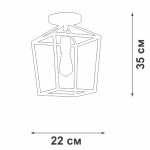 Потолочный светильник  V3766-1/1PL