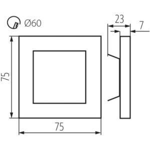 Подсветка для лестниц и ступеней APUS 27378